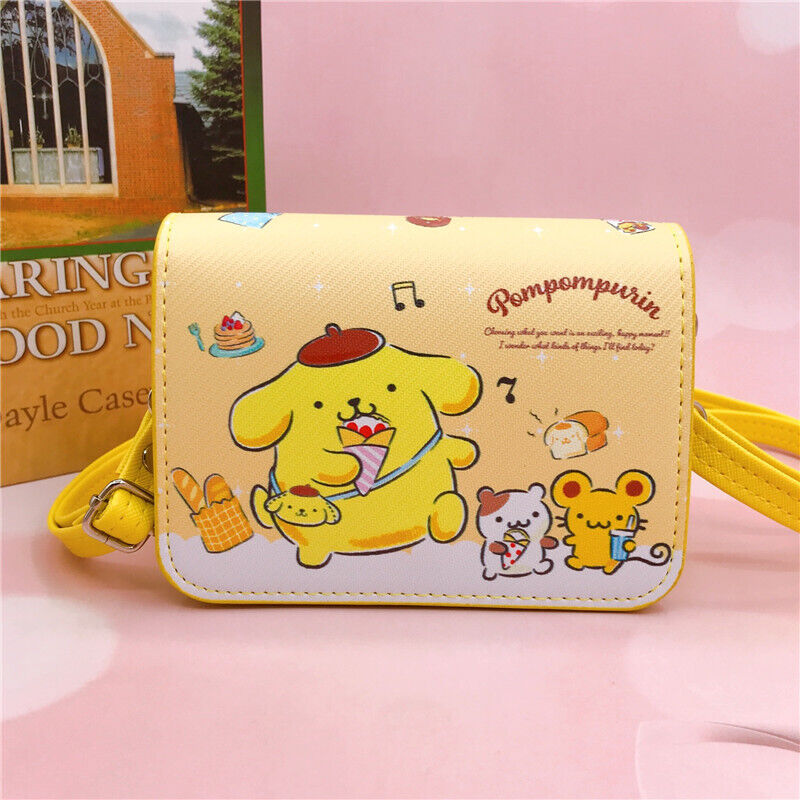 Cute Girl's Kuromi My Melody Cinnamoroll Crossbody Messenger Shoulder Bag Gift A