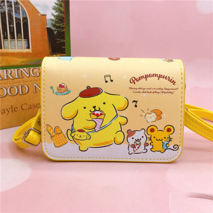 Cute Girl's Kuromi My Melody Cinnamoroll Crossbody Messenger Shoulder Bag Gift A