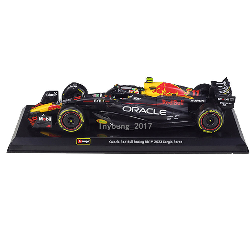 1:24 F1 Red Bull RB19 Model Car Diecast Vehicle Metal Toy Cars Sergio Perez #11