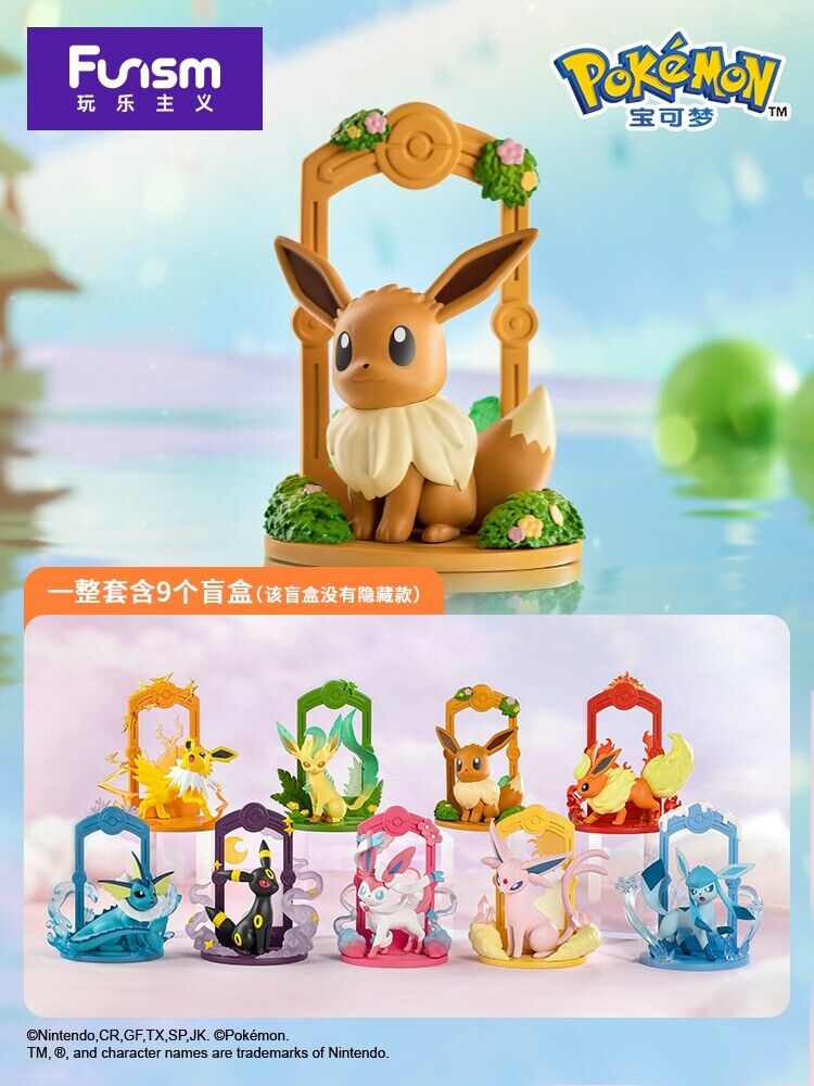 Funism Pokémon Eevee Evolution Case of 3 Blind Boxes Espeon Sylveon Umbreon New