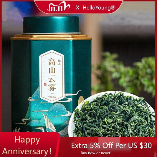 High Quality High Mountain Tea China Yunwu Maojian Loose Leaf Green Tea 125g -