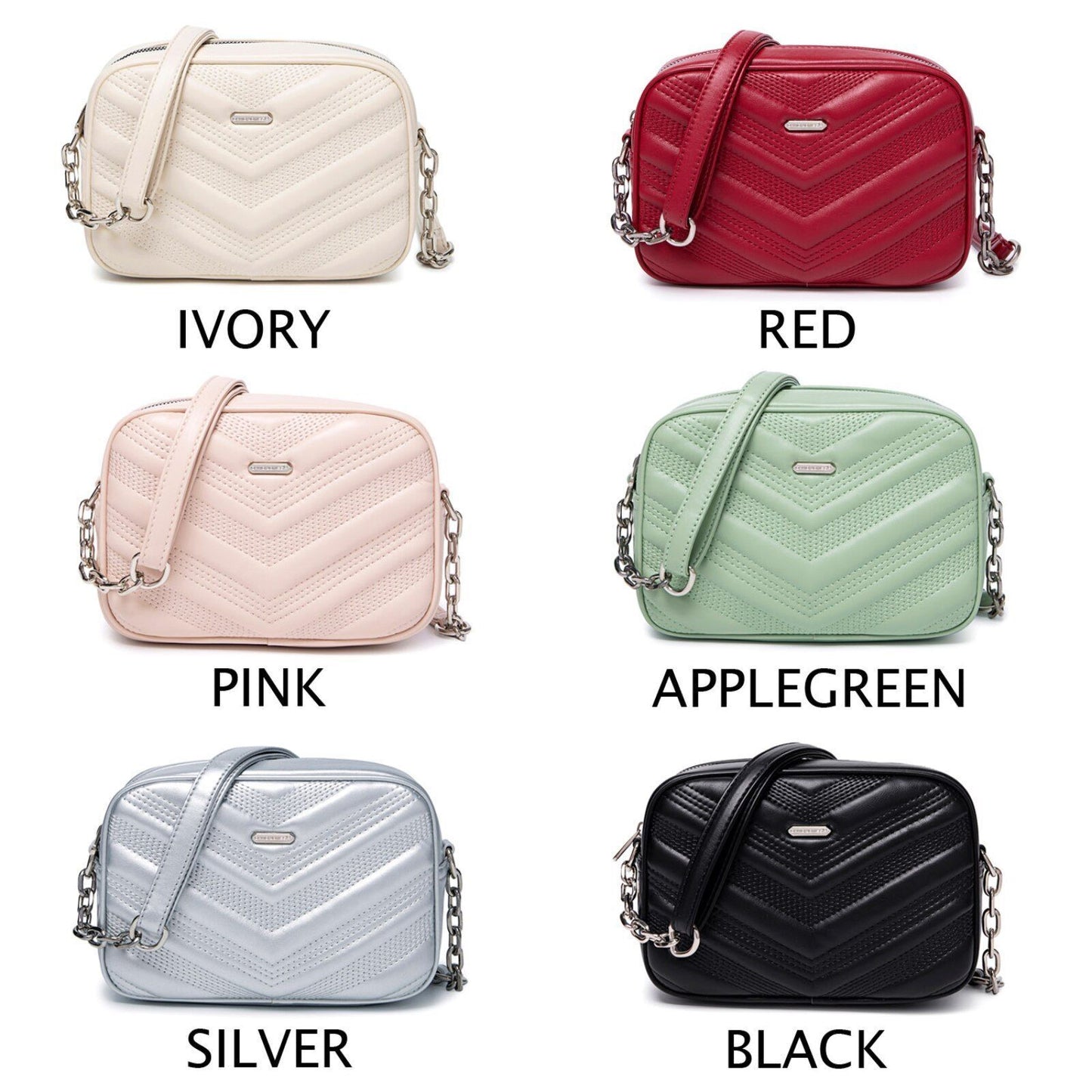 Retro Diagonal Straddle Bag Rectangle Artificial Leather Shoulder Bag 21*8*15 CM