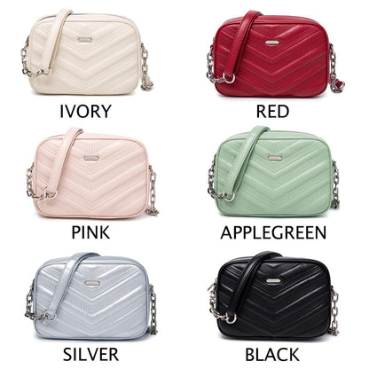 Retro Diagonal Straddle Bag Rectangle Artificial Leather Shoulder Bag 21*8*15 CM