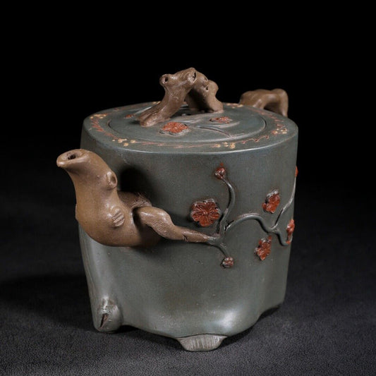 Vintage Chinese Yixing Purple Clay Teapot Zisha Ceremony Teaware Collection Rare