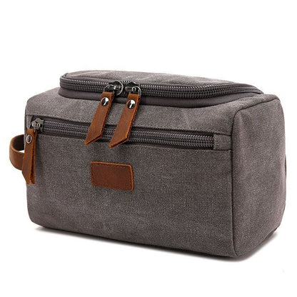 Canvas Toiletry Bag Travelling Kit Make Up Cosmetic Pouch Organizer Lightweight