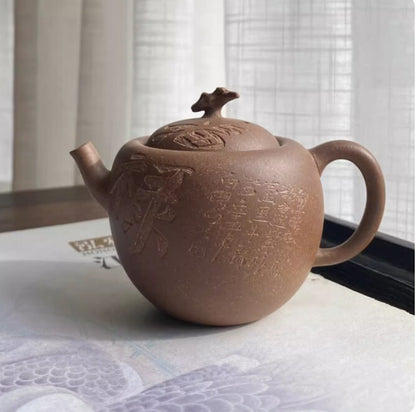 130cc chinese Yixing Handmade Zisha teapot Duan clay FuLu Hu Gongfu Tea Pot