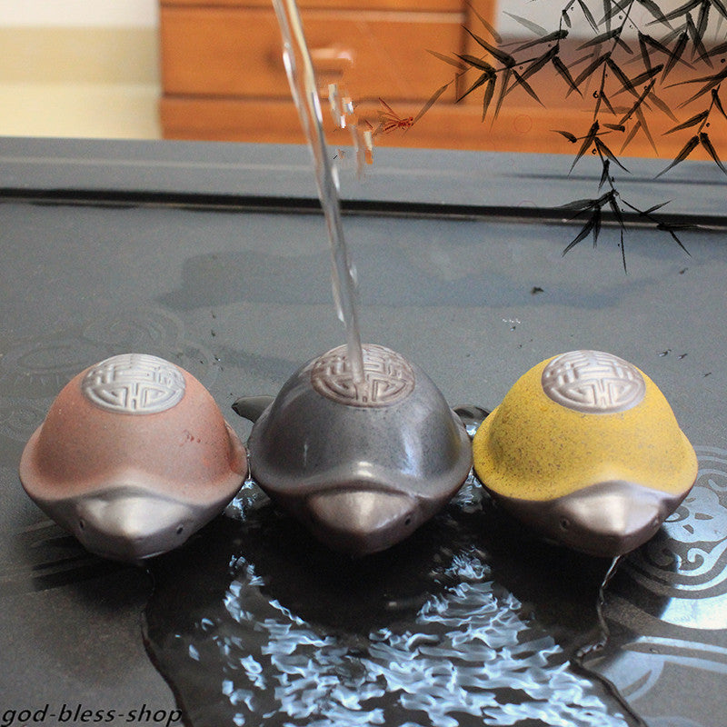 table decoration yixing zisha tea pet turtle small size tea play longevity new