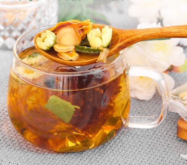 Fatty Sea Chrysanthemum Tea, Licorice, Momordica grosvenorii Tea, Throat Health Weight Loss Tea-