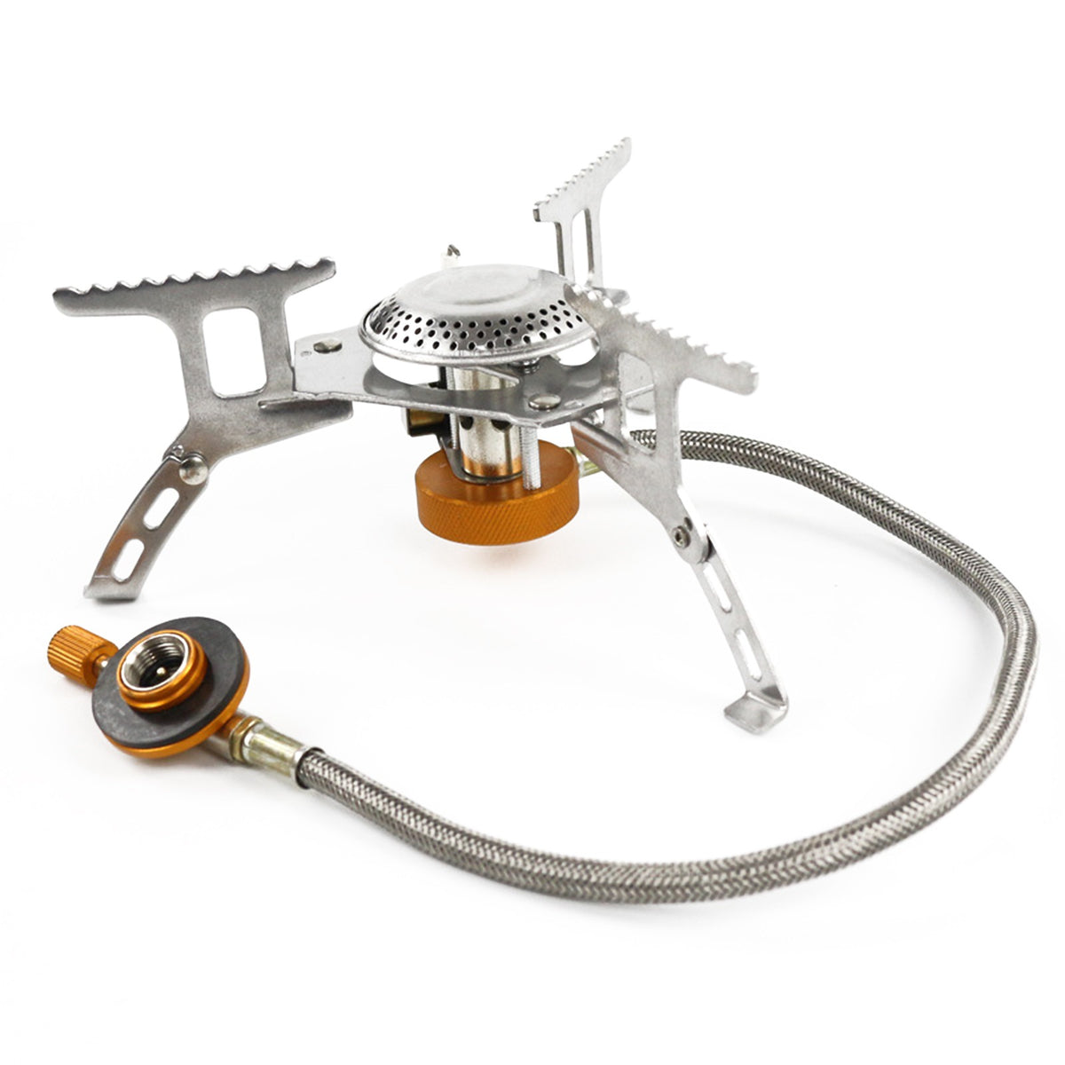 3500W Outdoor Picnic-Gas Burner Portable Backpacking Camping Folding Gas Stove