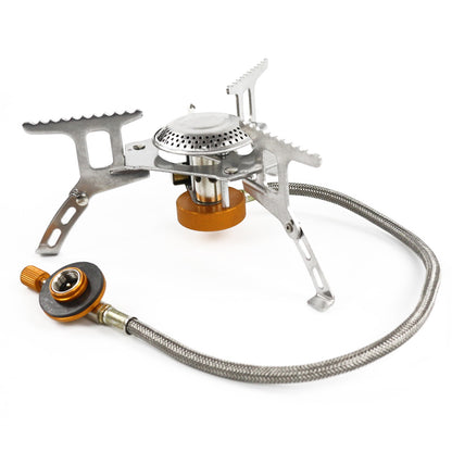 3500W Outdoor Picnic-Gas Burner Portable Backpacking Camping Folding Gas Stove
