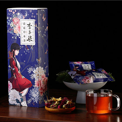 Xiaoyao Herbal Tea Camellias Tea Chixiaodou Barley Rose Tea 9g*10 Chrysanthemums-