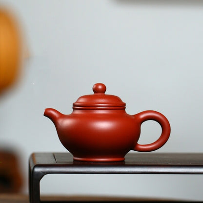 180ml True Yixing Zisha Tea Pot Dahongpao Clay Marked Original Ore Kungfu Teapot