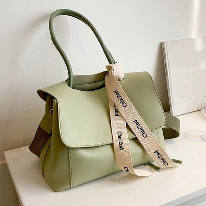 Tote Bag Women PU Leather Purse Handbag Lady Large Capacity Shoulder Bag