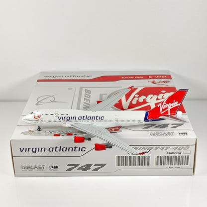 1:400 JC Wings Virgin Atlantic Boeing 747-400 Airplane Diecast Aircraft Model