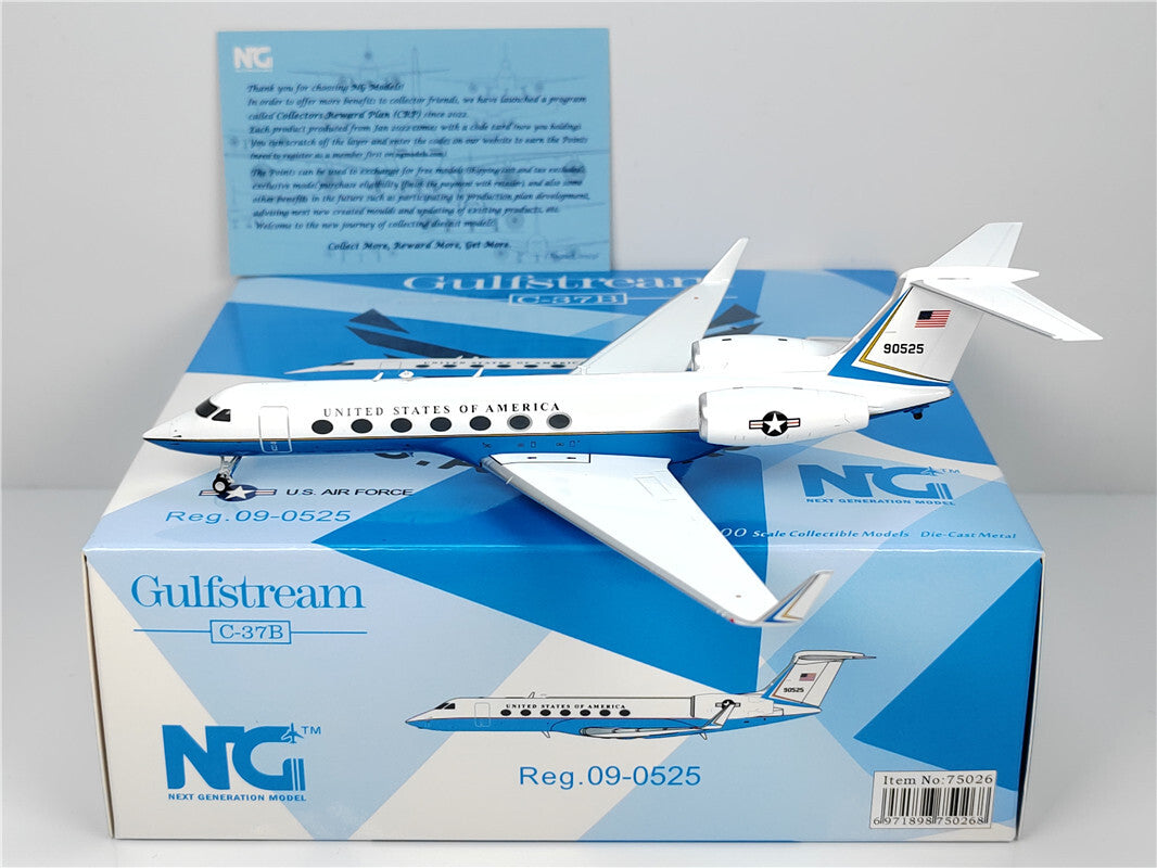 1:200 NG Model U.S.AIR FORCE Gulfstream C-37B Airplane Diecast Aircraft Model