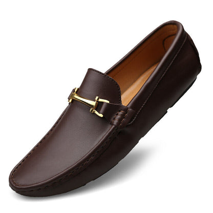 Man Shoes Leather Genuine Summer Mens Shoes Leather Loafer Shoes Men Male