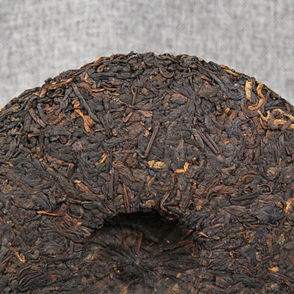 Pu'er Tea Factory Cloud Buds Pu'er Tea Ripe Tea Cake Tea Yunnan Qizi Cha 400g