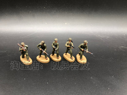1: 72 5Pcs World War II United States Marine Corps Soldier Model