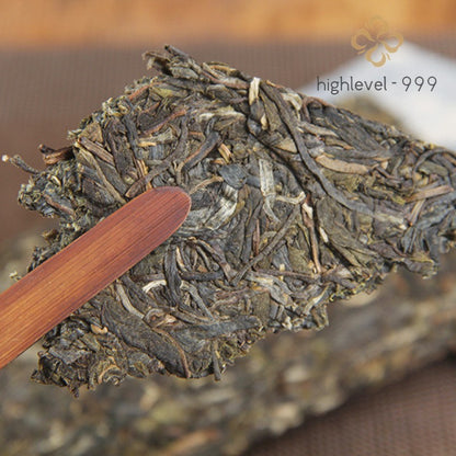 250g Raw Pu'er Tea Brick Yunnan Bangdong Xigui Ancient Tree Pure Aged Leaf Tea