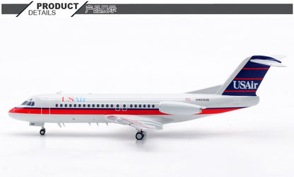 1:200 InFlight USAir Fokker F-28-4000 N493US Airplane Diecast Aircraft Model