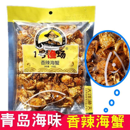 Qingdao Spicy Sea Crab Mantis Shrimp Seafood Instant with Shell Snacks