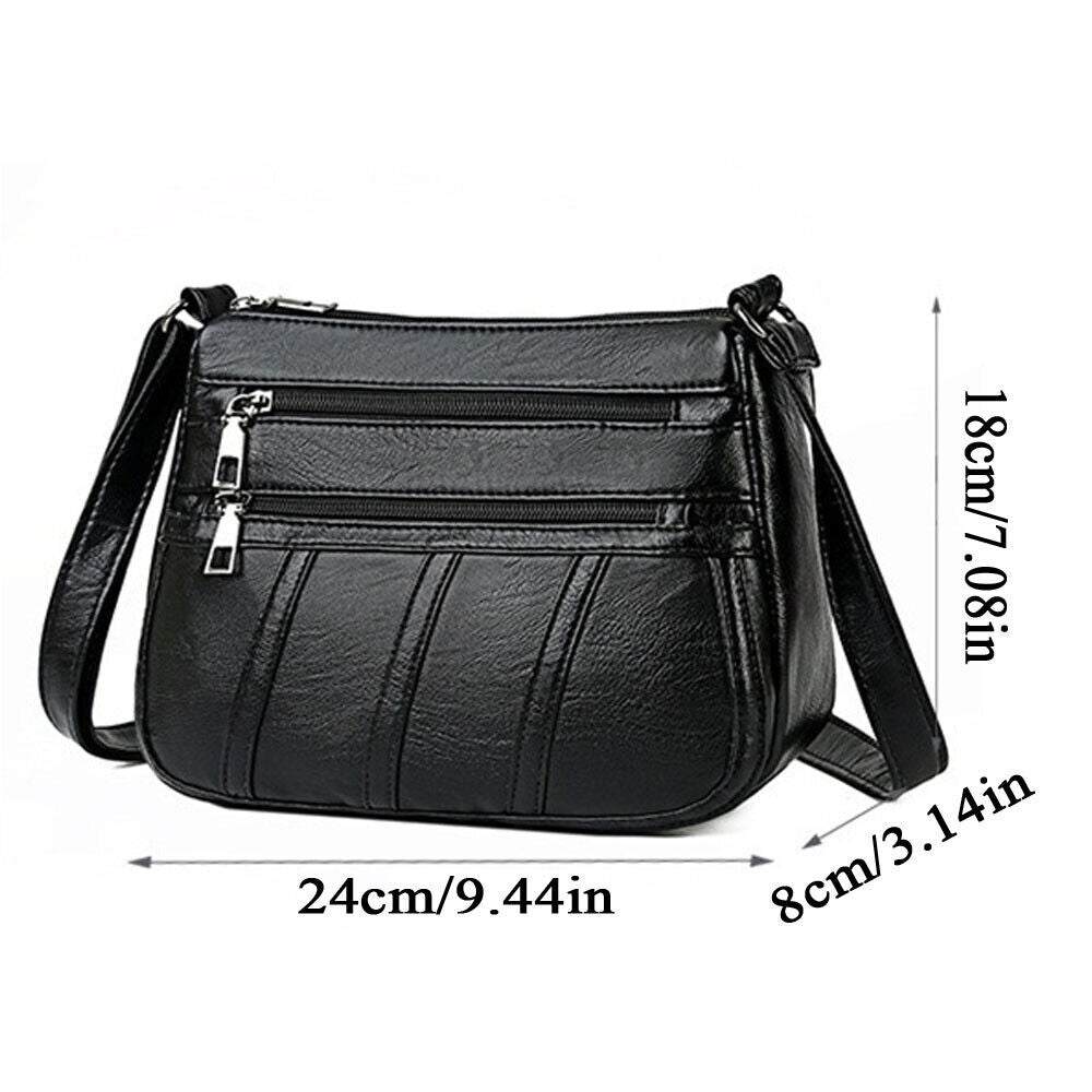 Women PU Leather Crossbody BagsTote Bags Shoulder Bag Travel Bags Large Capacity