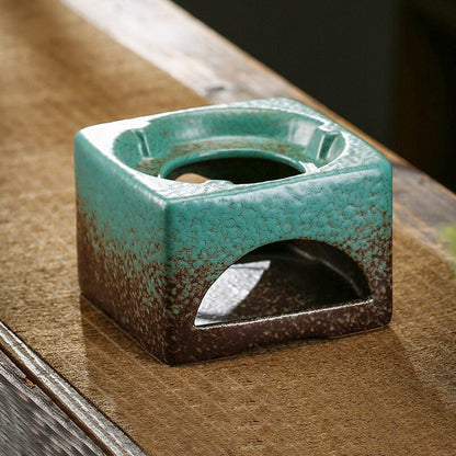 Household Ceramic Candle Holder Tea Fire Stoves Candle Heating Ceramic Teapot