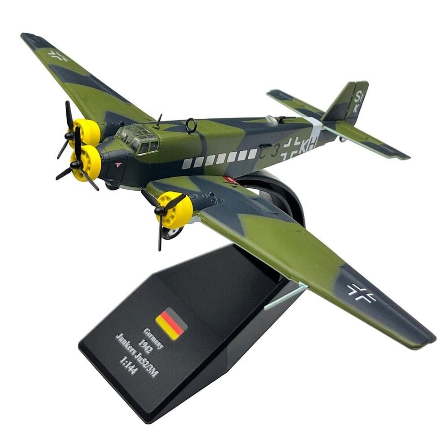 1/144 Scale German Luftwaffe Junkers Ju52 Transport Plane Metal Airpalne Model
