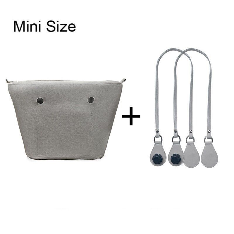 1set Canvas Lining Insert Inner Pocket 85cm Long Handles Microfiber Leather Bag