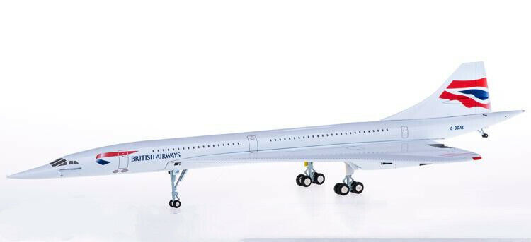 1:200 31CM Hogan BRITISH AIRWAYS Concorde Passenger Aircraft Diecast Plane Model