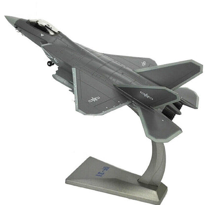 1:72 Chinese Air Force J-31 Falcon Stealth Fighter Alloy Model Miltary Aircraft