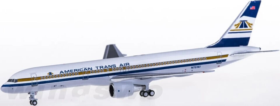 1:400 AeroClassics AMERICAN TRANS AIR BOEING 757-200 Airplane Diecast Model