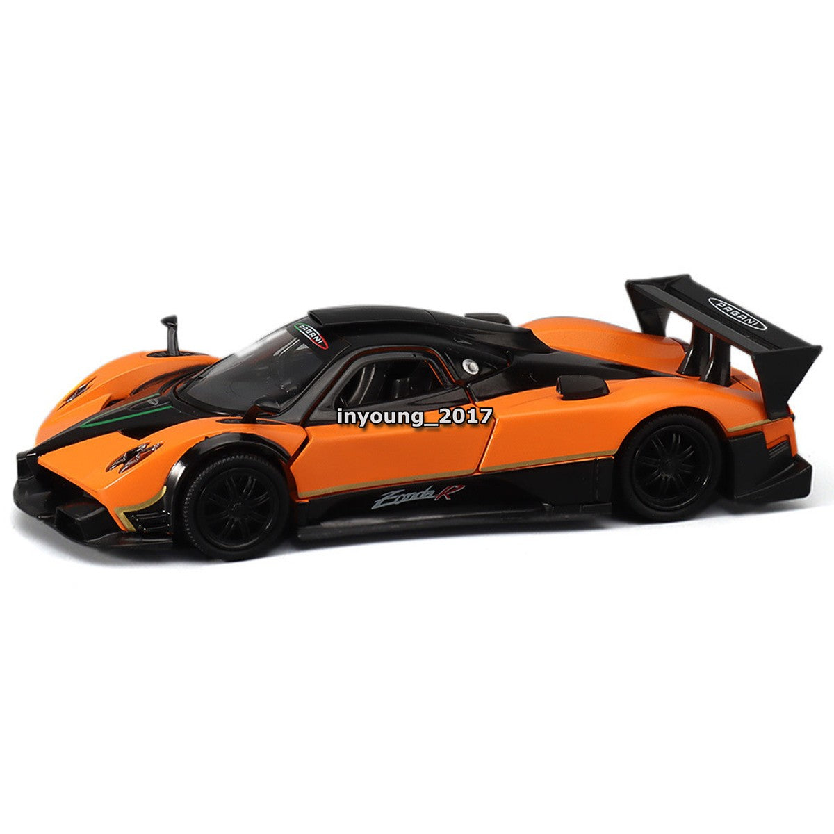 1/32 Pagani Zonda R Model Car Diecast Toy Cars Toys for Boys Kids Gifts Orange
