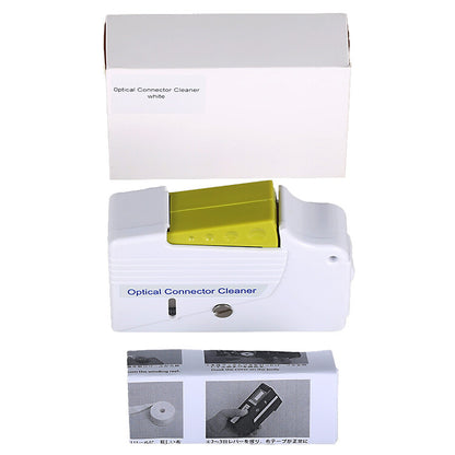 Fiber Optic Patch Cord Cleaver Fusion Splicer Connector Cleaner FTTH Tools White
