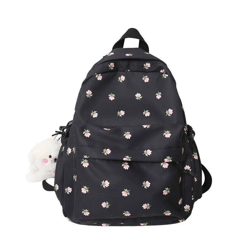 Fashion Nylon Backpack Anti-Theft Shoulder Bags Student School Bag Small Purse