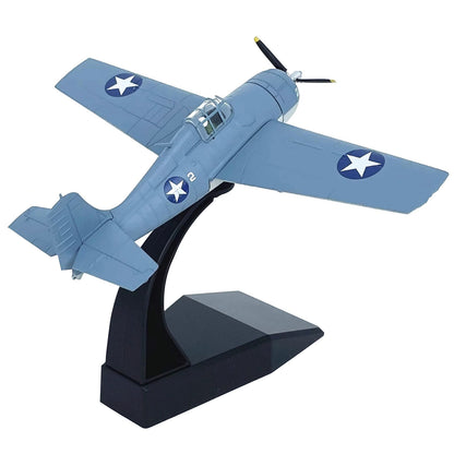 12.4cm Diecast Alloy 1/72 F4F Fighter Aircraft Airplane Model Aviation Craft