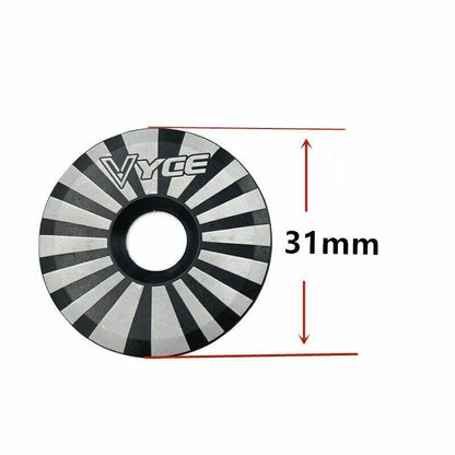 MTB Road Bike Bowl Cover Bicycle Stem Top Cap 28.6mm Fork Tube Headset Cycling