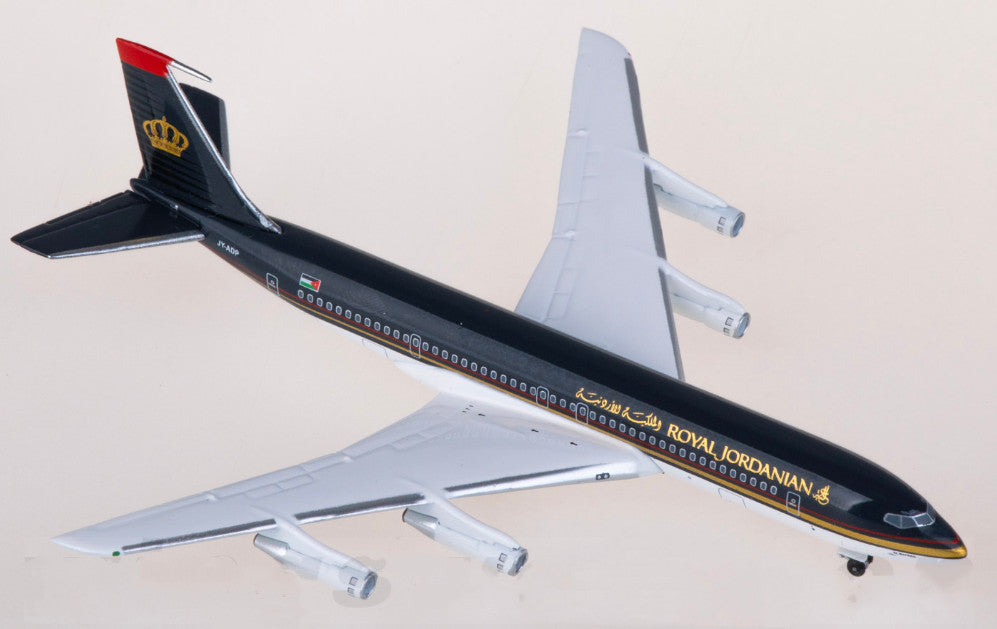 1:400 AeroClassics Royal Jordanian BOEING 707-300 Plane Diecast Aircraft Model