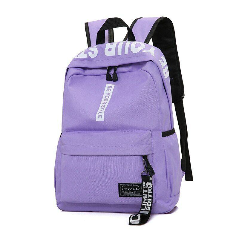 Teenagers School Backpack Girl Men Women Shoulder Bag