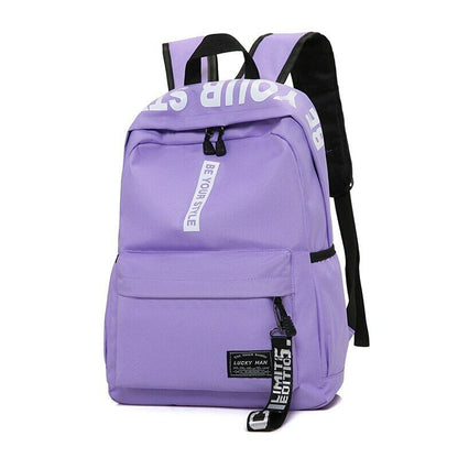 Teenagers School Backpack Girl Men Women Shoulder Bag