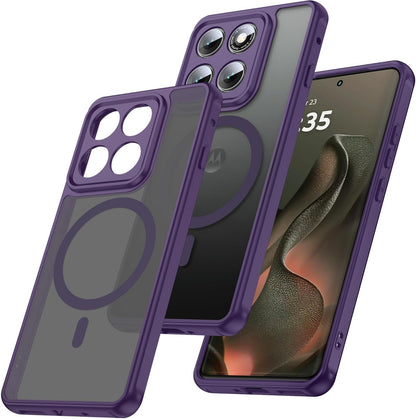 Magnetic for Motorola Moto Edge 2025 Case [Compatible with Magsafe] Slim Thin Tr