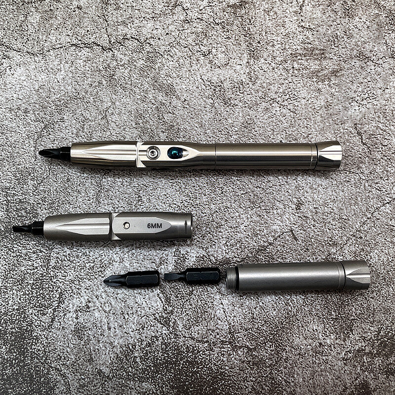 Titanium Folding Screwdriver Portable Gadget Cross Bit Multi-functional EDC Tool