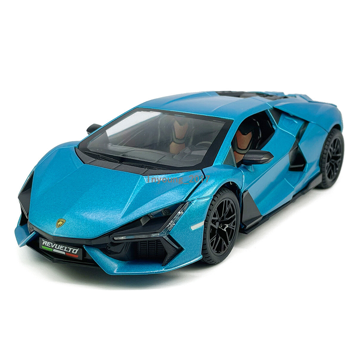 1/24 Lamborghini Revuelto Model Car Diecast Toy Cars Boys Toys Kids Gifts Blue
