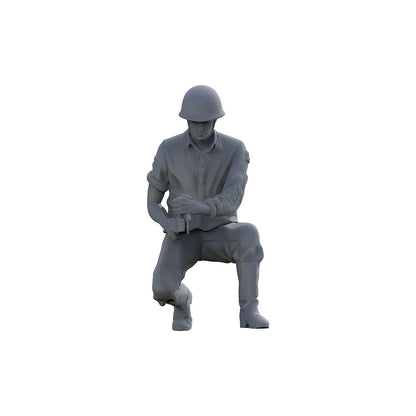 Yao's Studio SSTR144903A 1/144 Military Model UK Tank Soldiers