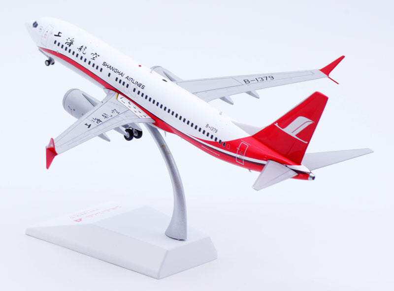 1:200 JC Wings SHANGHAI AIRLINES BOEING 737-8MAX Airplane Diecast Aircraft Model