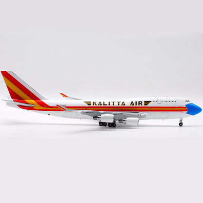1:200 JC Wings Kalitta Air Boeing B747-400F Airplane Diecast Aircraft Model