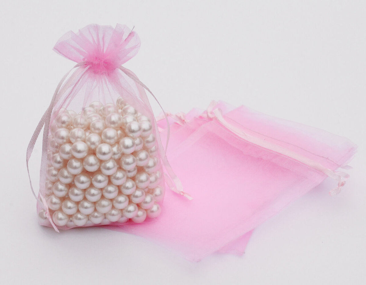 50/100/200/500 Organza Wedding Party Favor Gift Candy Sheer Bags Jewelry Pouch
