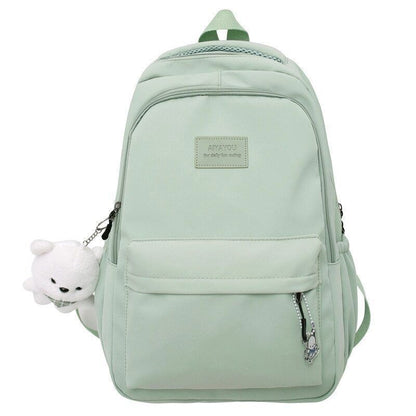 Lady High Waterproof College Backpack Women Laptop School Bags Travel Book Bag