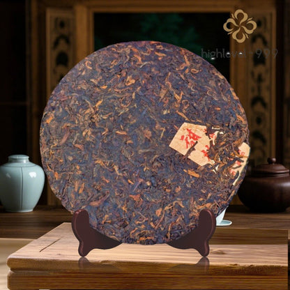 Yunnan Seven Son Bingdao Ripe Pu'er Tea Cake 357g Ripe Pu'er Tea