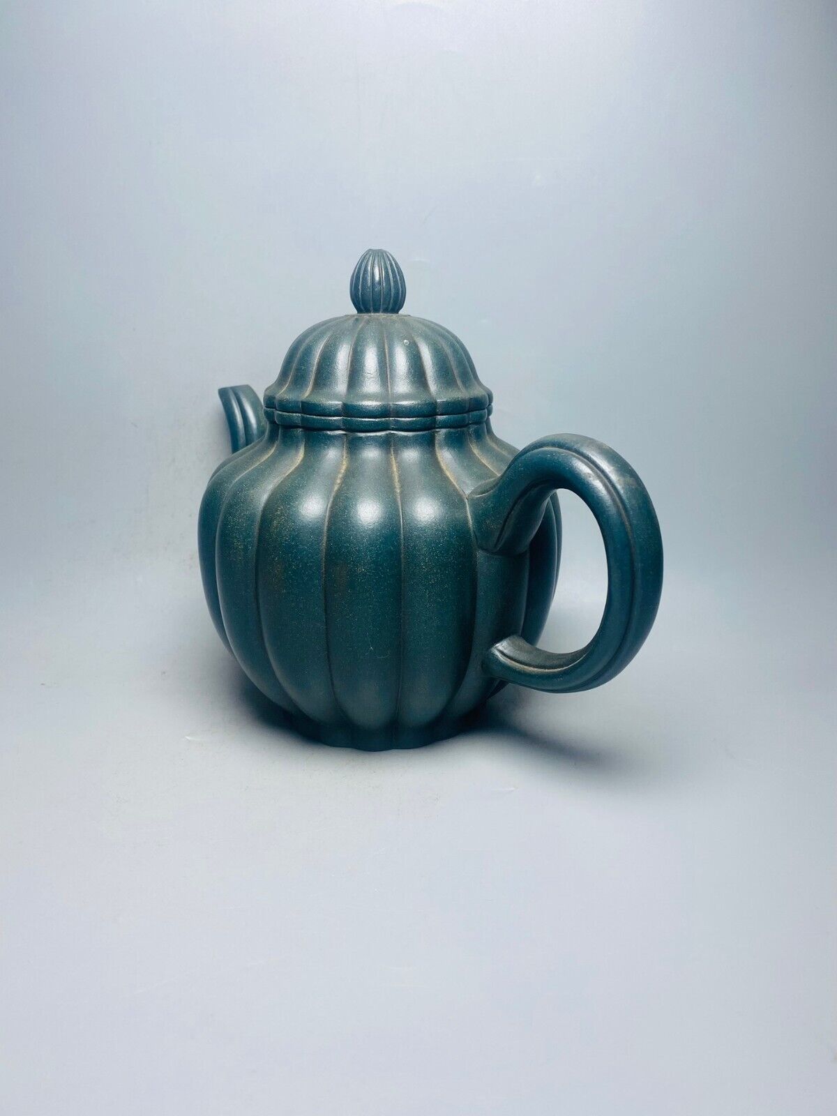 Chinese Yixing Zisha Clay Handmade Exquisite Teapot （筋纹 底款：王小平）